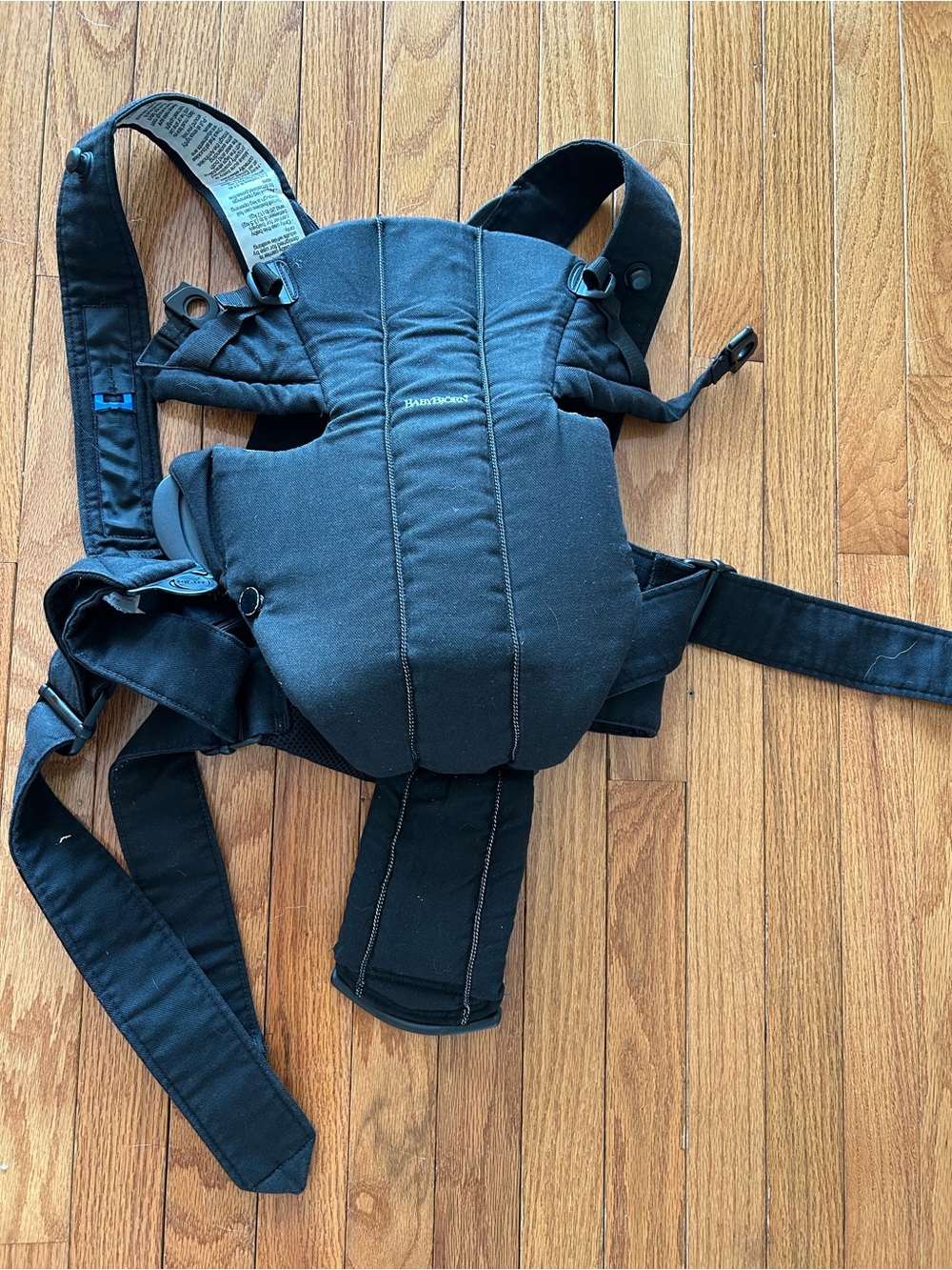 BabyBjorn Black Infant Front Carrier - Padded Support